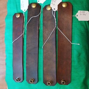 Handmade leather bracelets